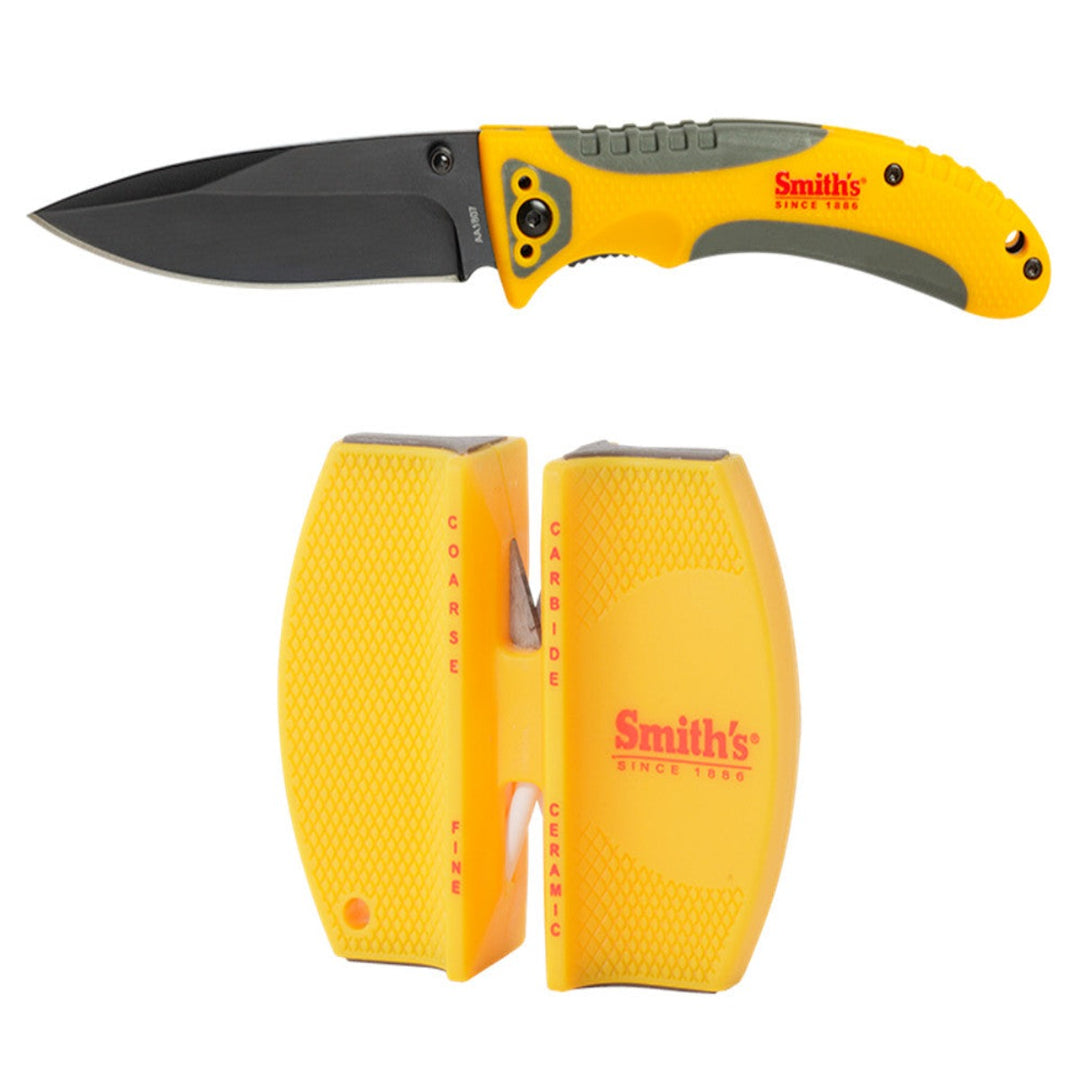 Trail Breaker Knife w/ 2-Step Sharpener Combo