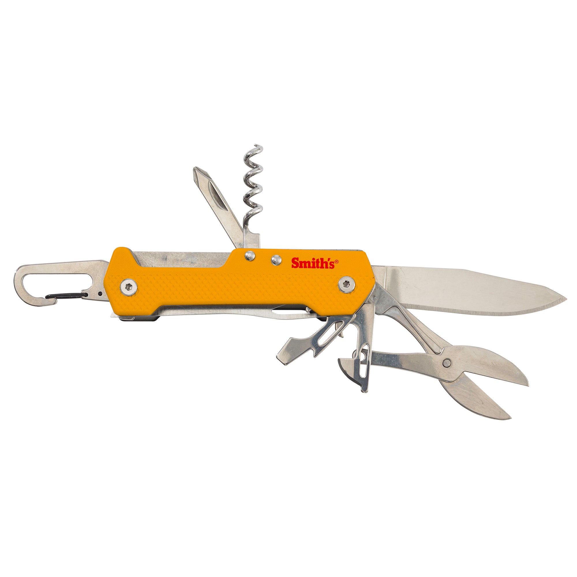 EdgeSport 9in1 Knife & Multitool, Hunter Yellow Smith's Products UK