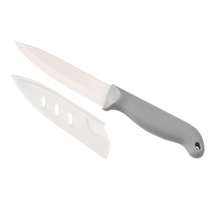 Lawaia 5.3" Serrated Ceramic Bait Knife (Carded)