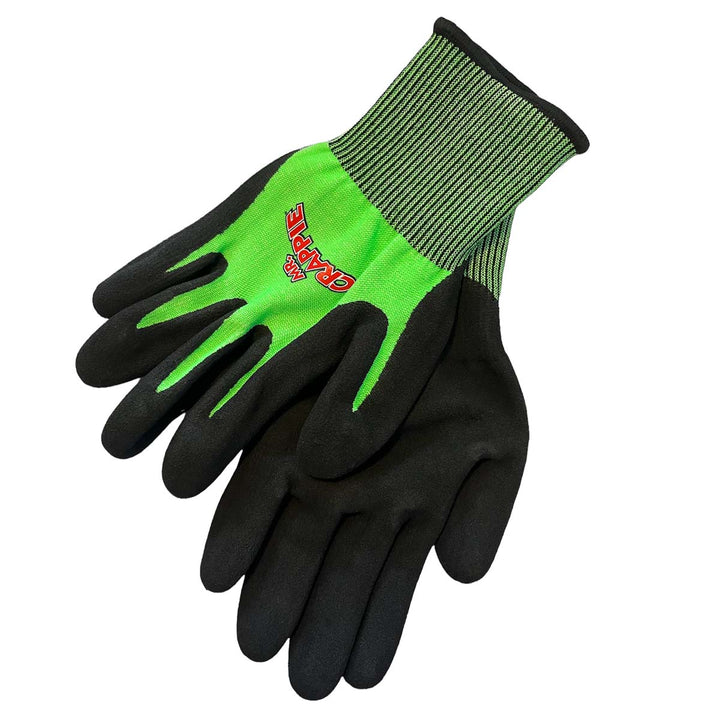 Mr. Crappie® Slab-Slanger Cut-Resistant/Grip Gloves (Green)
