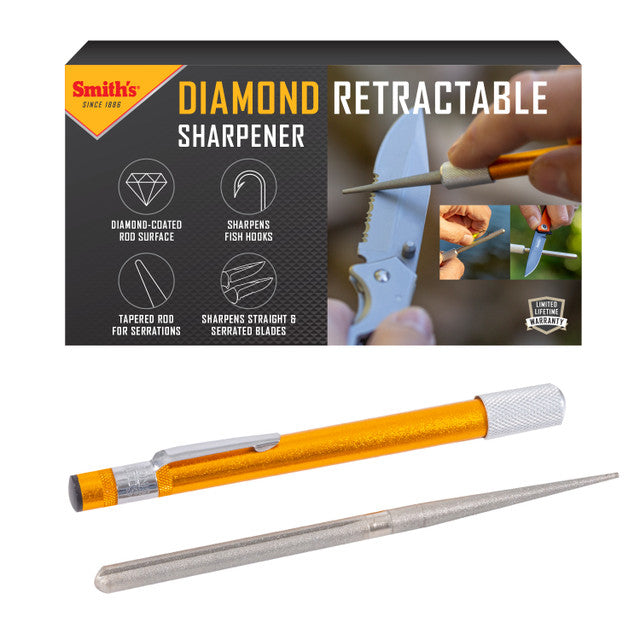 Smith's Retractable Tapered Diamond Sharpener