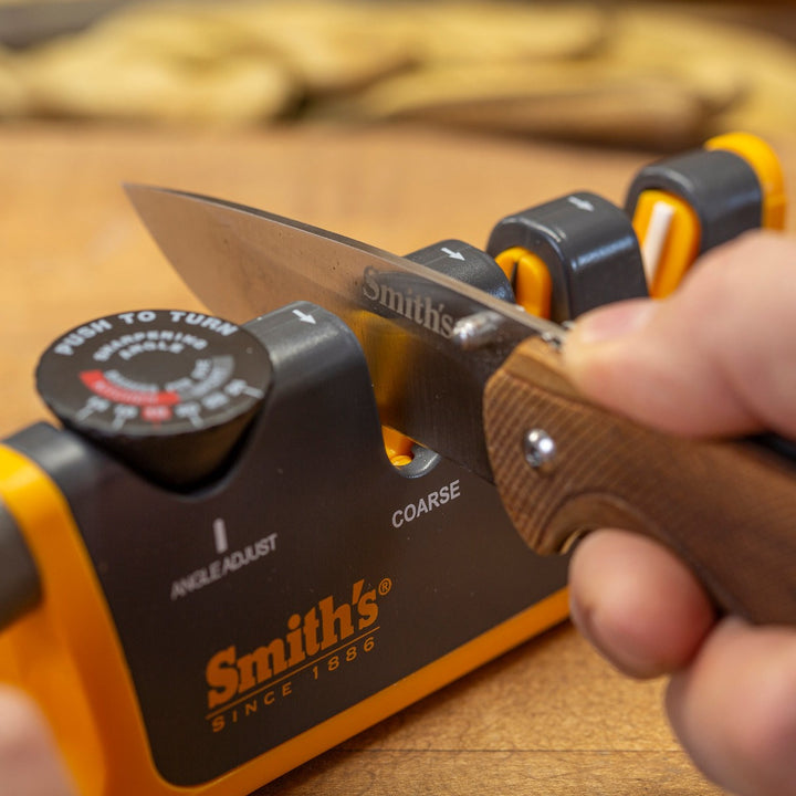 Adjustable Angle Pull-Thru Knife Sharpener
