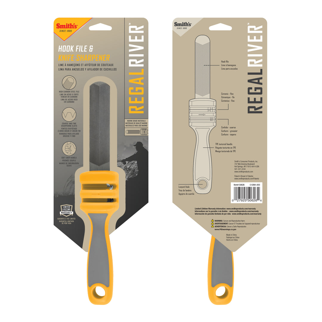 RegalRiver Hook and Knife Sharpener (Carded)