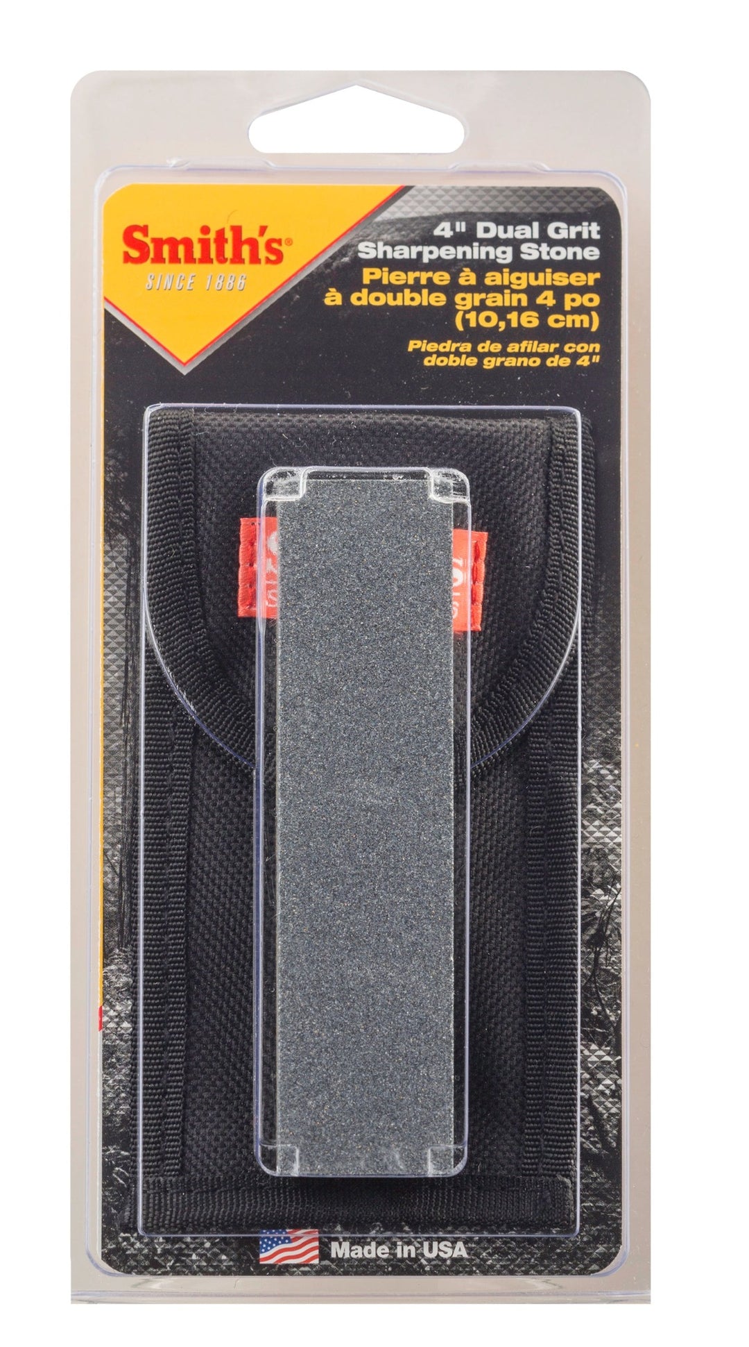 4" Dual Grit Sharpening Stone w/Pouch