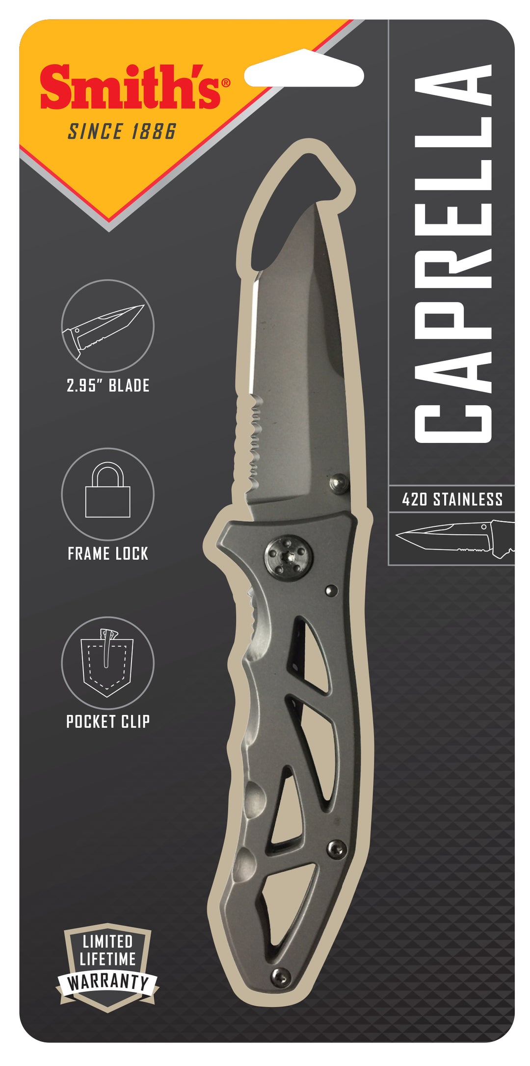Caprella Knife Tanto Blade Folding Knife