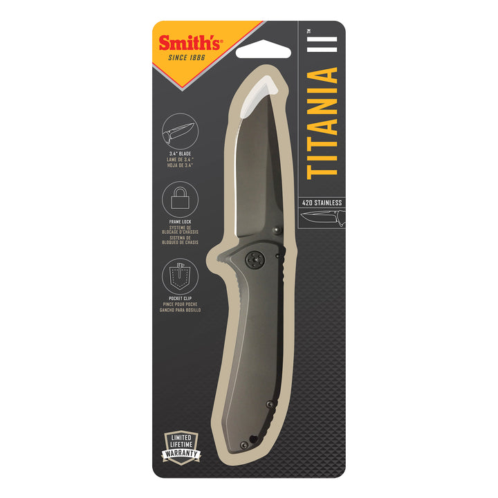 Titania II  Knife 3.5" Blade Folding Knife