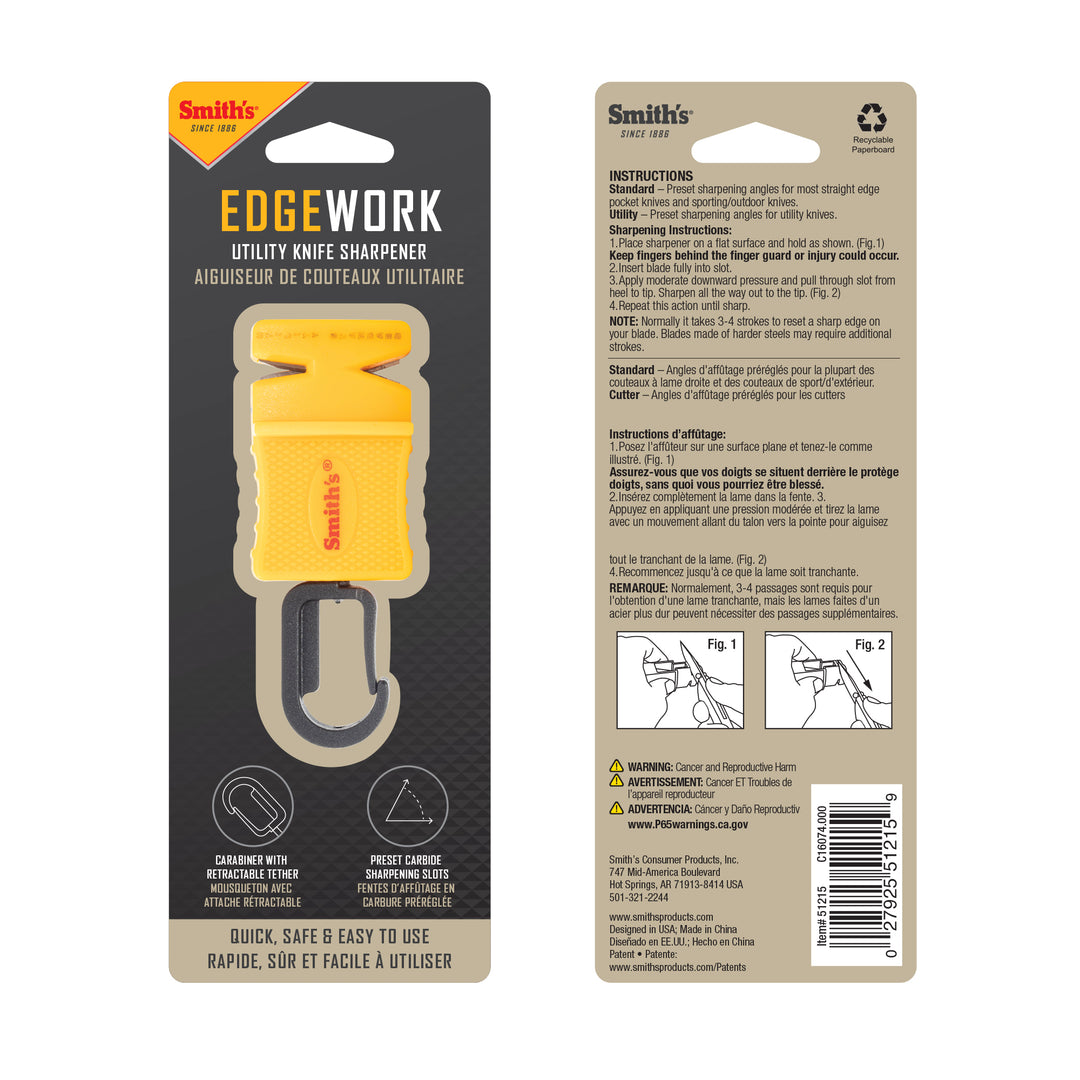 EdgeWork-Site Utility Blade Sharpener (Carded)