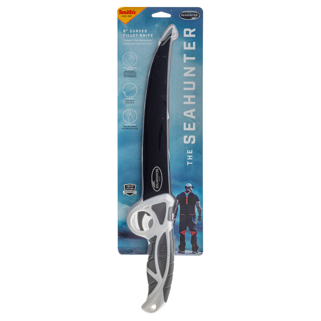 The Sea Hunter® 9" Curved Fillet Knife w/Coated Blade
