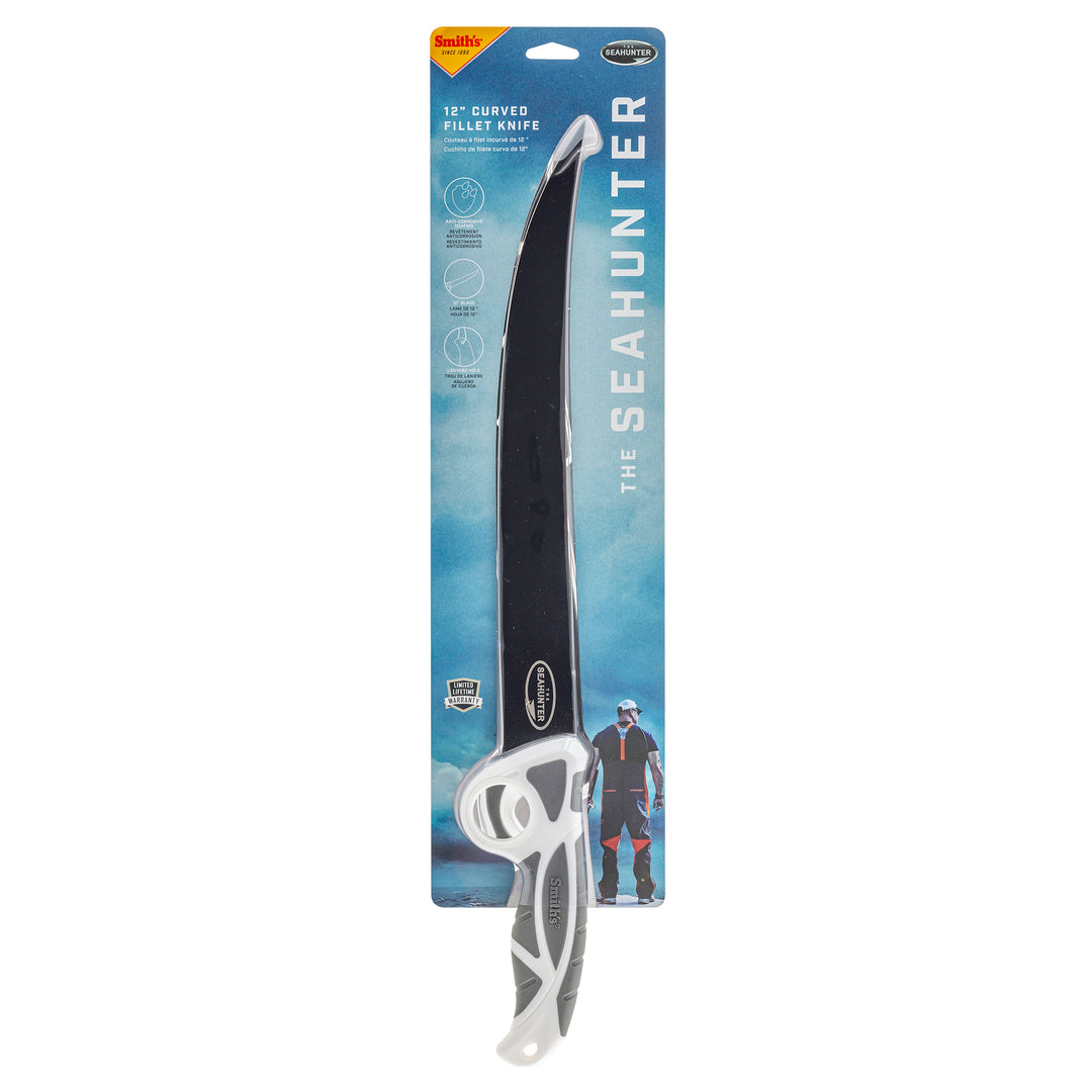 The Sea Hunter® 12" Curved Fillet Knife w/Coated Blade