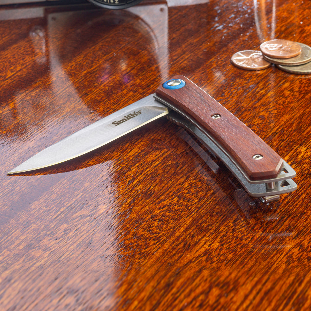 Ecesis 3" Blade Wooden Handle Folding Knife