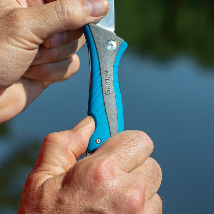 Regal River 4" Folding Fillet Knife (Blue)